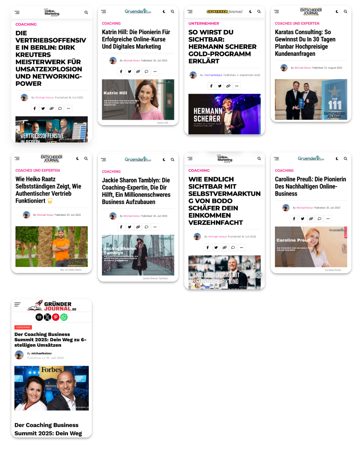 Expertenstatus durch digitale Sichtbarkeit und Medienbelege